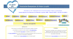 Desktop Screenshot of lesensdupartage.org